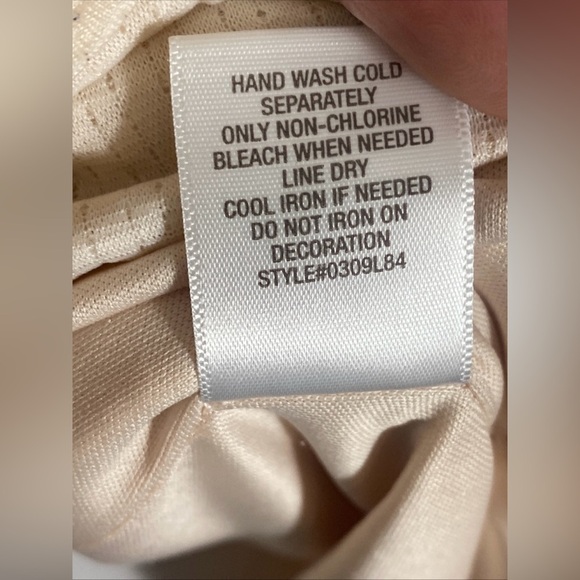 Established in 1962, Women's Midi Dress, Size Ivory with Silver Sparkles Size 8 - Picture 9 of 11